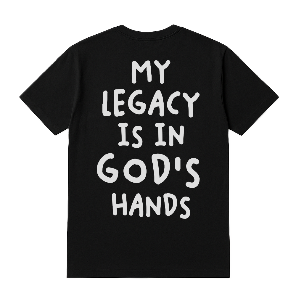 In God's Hands Tee - Black
