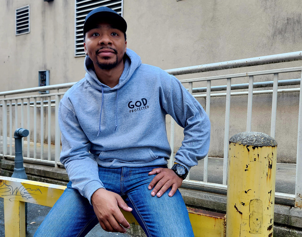 In God's Hands Hoodie - Grey