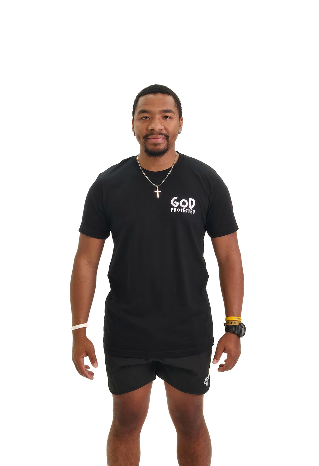 In God's Hands Tee - Black