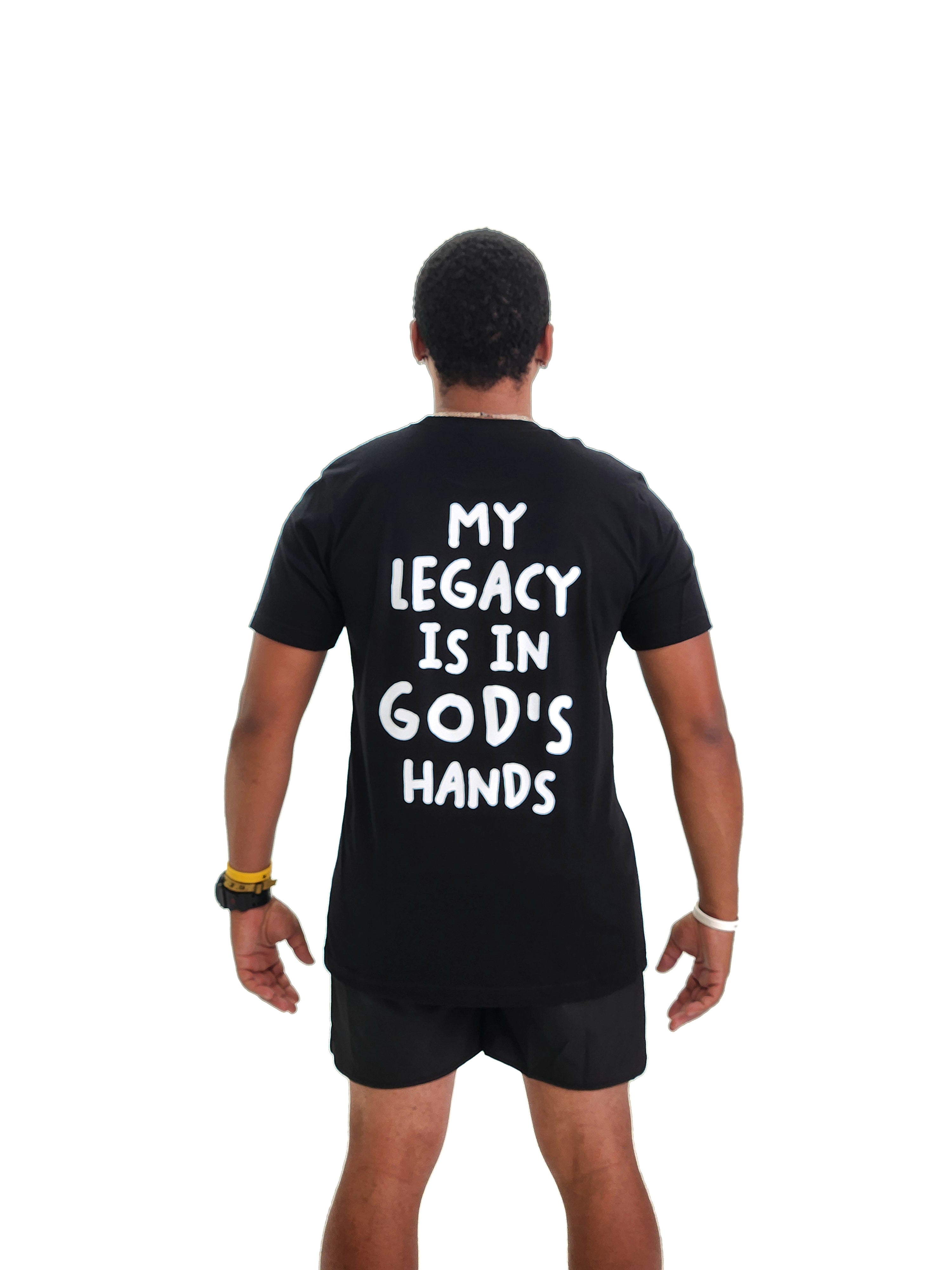In God's Hands Tee - Black – God Protected Brand