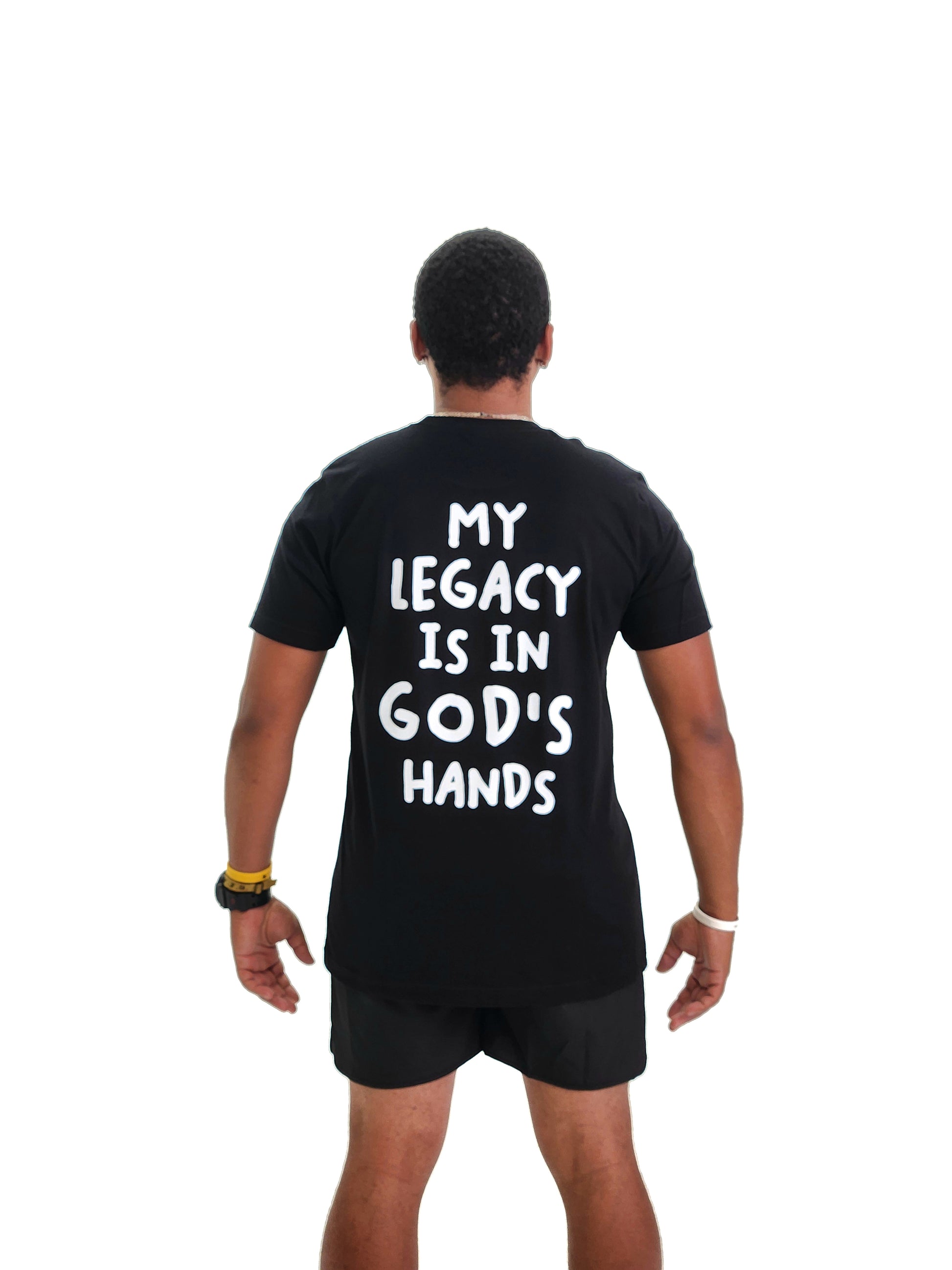 In God's Hands Tee - Black