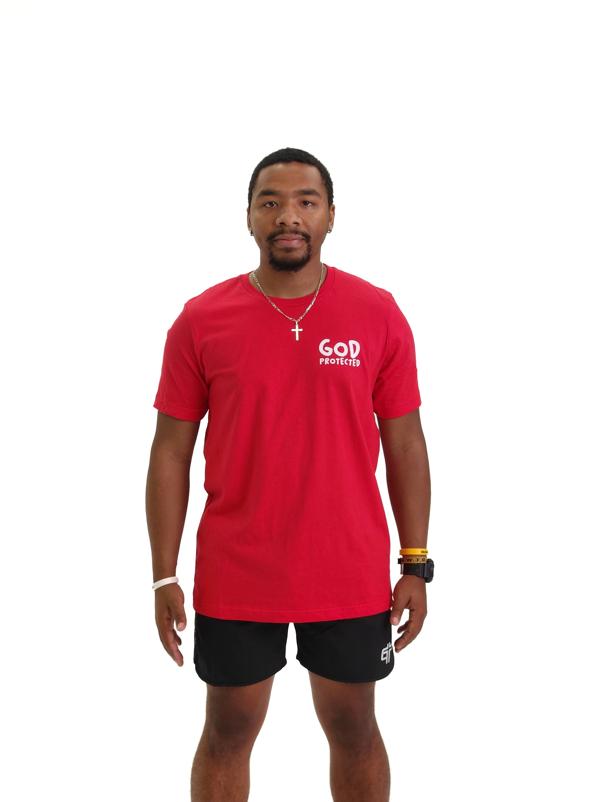 In God's Hands Tee - Red