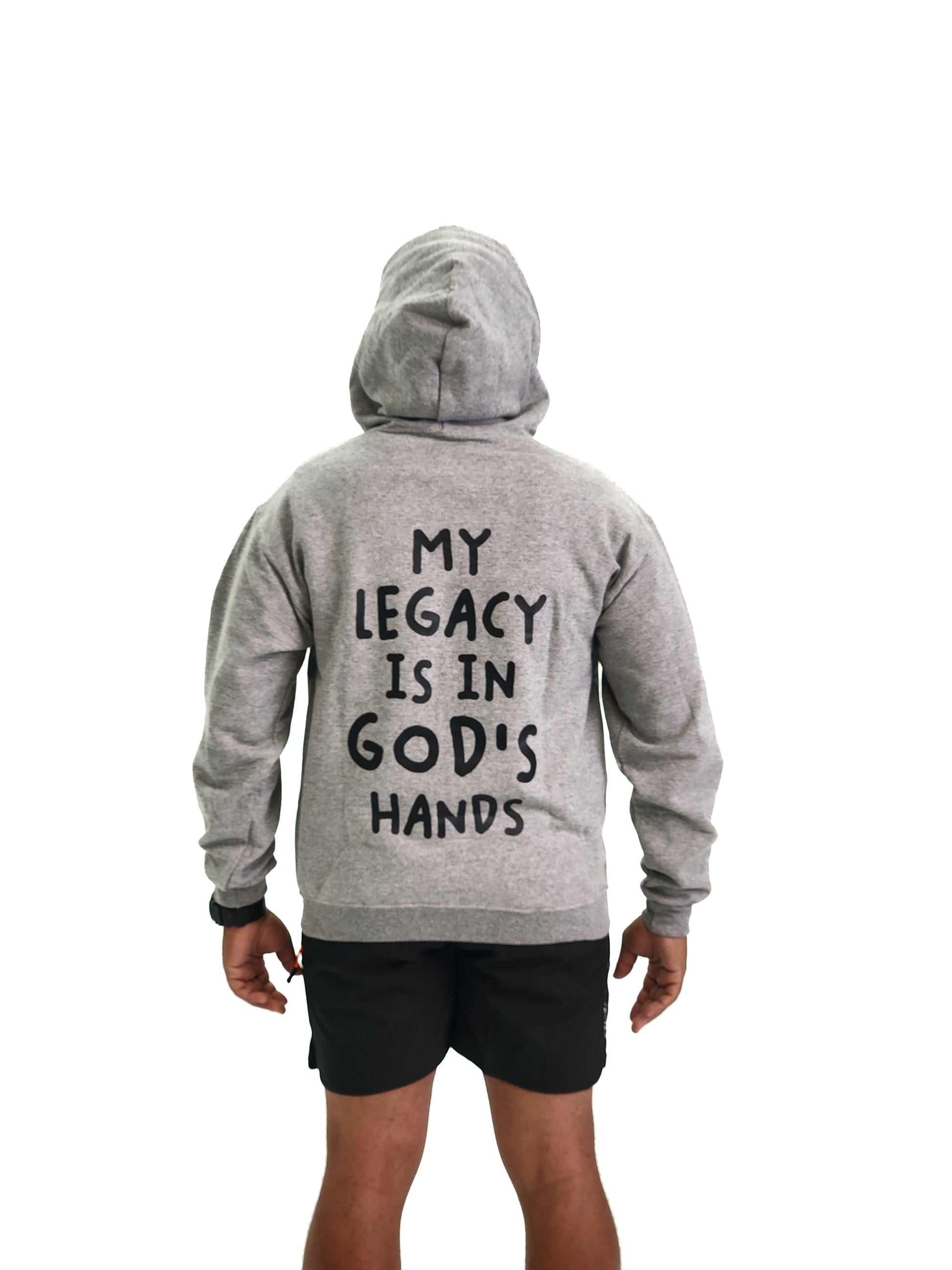 In God's Hands Hoodie - Grey
