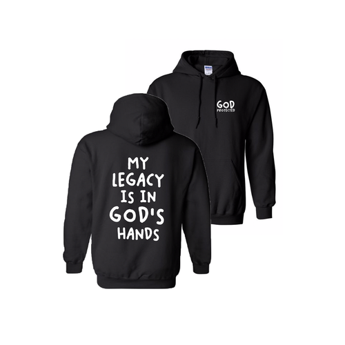 In God's Hand Hoodie - Black