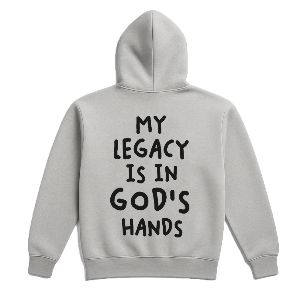In God's Hands Hoodie - Grey