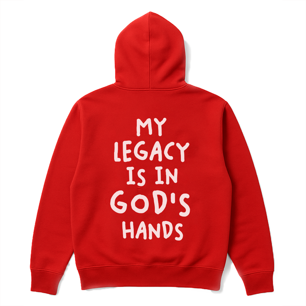 In Gods Hands Hoodie - Red